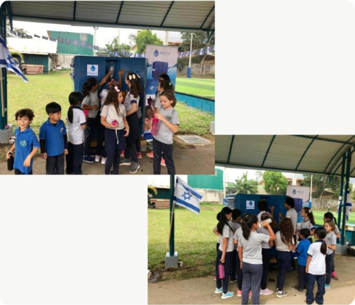 watergen provides water from air to a school in costa rica, may 2019