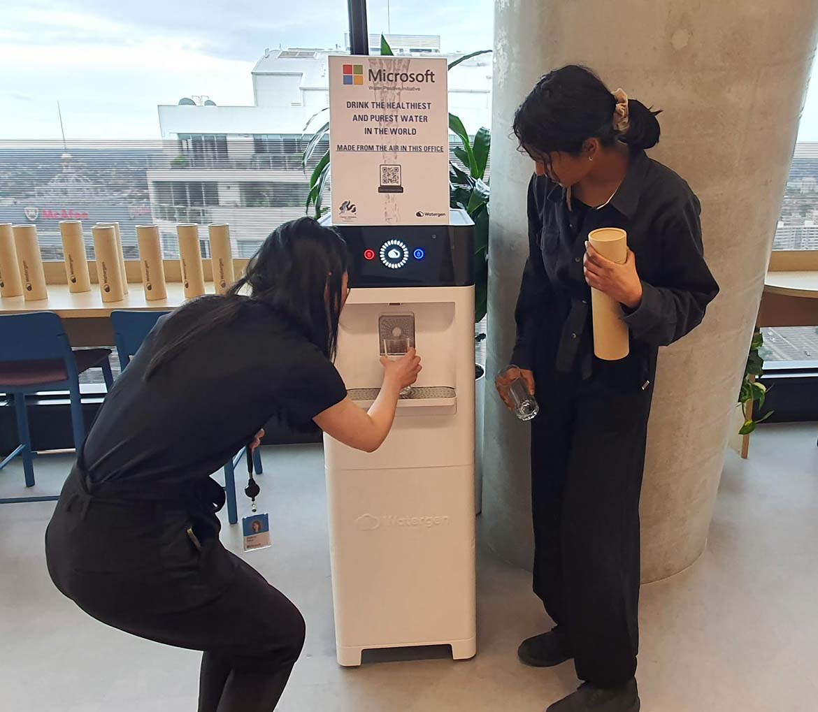 microsoft australia genny water dispenser