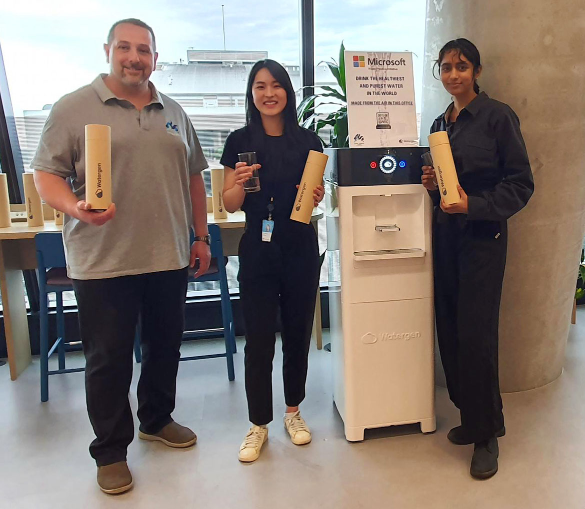 microsoft australia genny water dispenser